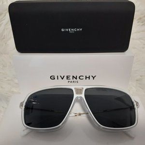GIVENCHY SUNGLASSES WHITE/GOLD 61MM